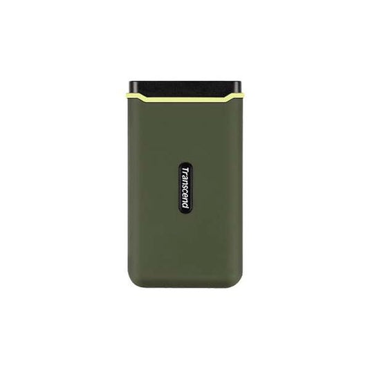 Transcend ts1tesd380c esd380c portable ssd, 1tb, usb type-c (3.2 gen 2) 3d nand, 2000 mb s, green
