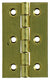 Mack 1013504 - 2 smalle scharnieren messing h 60 x b 46 mm | 5 stuks