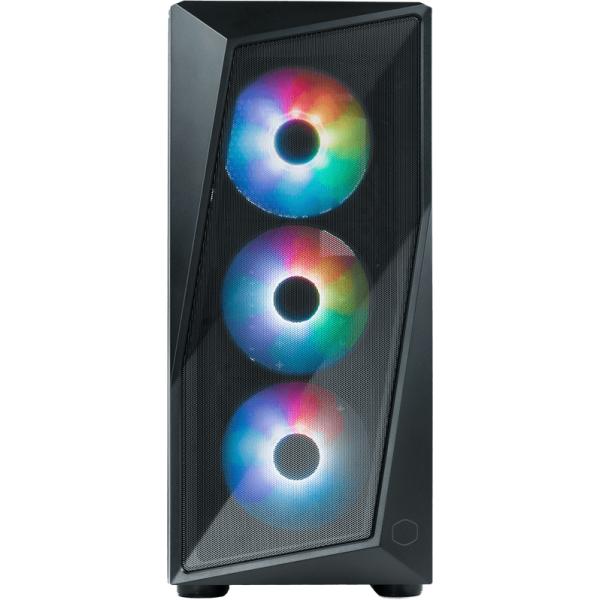 Load image into Gallery viewer, Cooler master cp520-kgnn-s00 cmp 520 with 3argb fans, atx, midi-tower, window, 3x 120mm rgb
