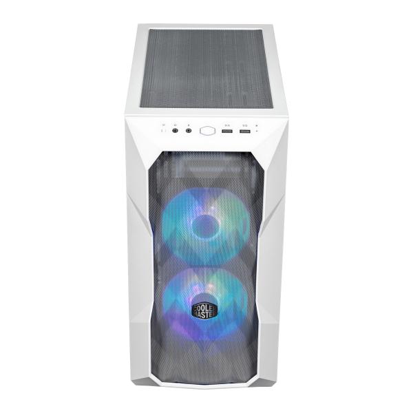 Load image into Gallery viewer, Cooler master td300-wgnn-s00 td300 mesh white, matx, midi-tower, argb hub, 3d mesh, removable top

