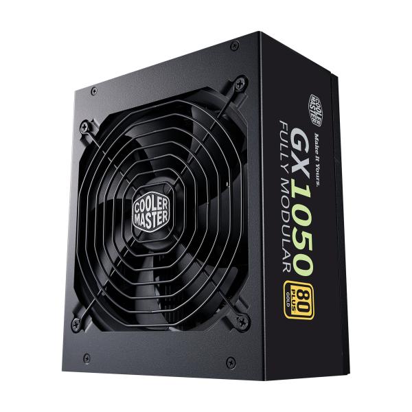 Load image into Gallery viewer, Cooler master mpe-a501-afcag-eu mwe gold v2, atx 1050 w, rtx ready, 140 mm, 90%, 2200 rpm, black
