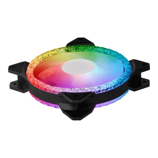 Load image into Gallery viewer, Cooler master mfy-b2dn-20npa-r1 mf120 prismatic, 3-pin argb, 120mm, 650-2000 rpm, 8 - 27 dba
