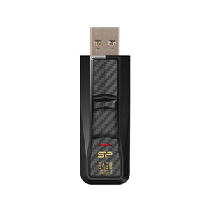 Silicon power sp256gbuf3b50v1k blaze b50, 256 gb, usb type-a, 3.2 gen 1 (3.1 gen 1) sleeve, black