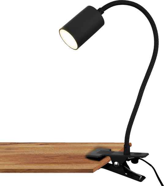 Briloner fleks – bureaulamp – klemlamp – kantelbaar klemmbaar – klemspot met warm wit licht – 3.5w – zwart – 40x10x6cm