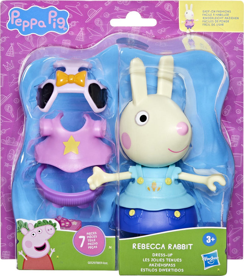 Load image into Gallery viewer, Hasbro peppa pig-speelgoed kelly konijn-aankleedfiguur van 15 cm, met 6 modeaccessoires, peuterspeelgoed, 3+
