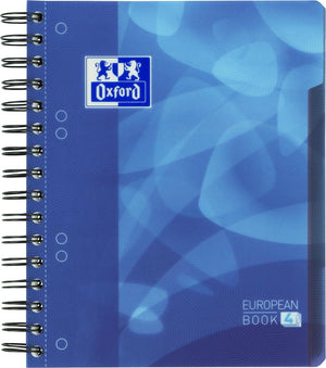 Oxford school projectbook - schoolschrift - a5+ - gelijnd - 6 gaats - 120 pagina's - blauw
