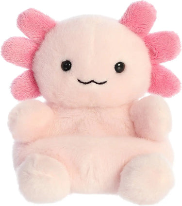 Aurora palm pals serie - axolotl knuffel - 13 cm - roze - zacht materiaal