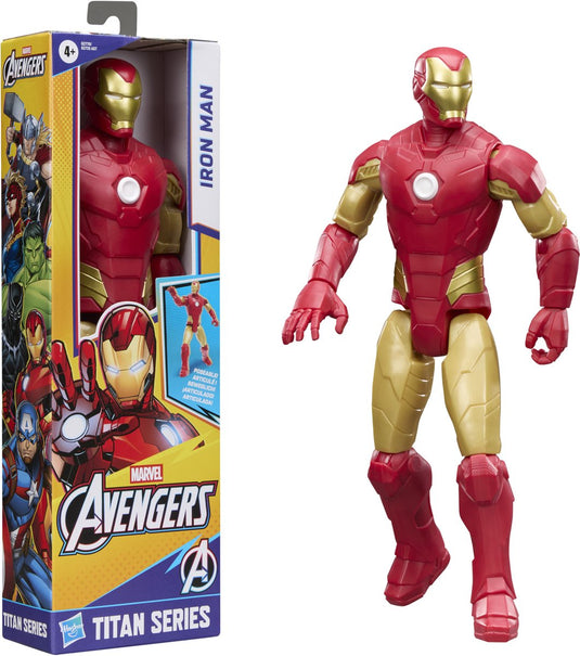 Hasbro marvel avengers titan series iron man speelfiguur