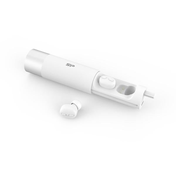 Load image into Gallery viewer, Silicon power sp5mwasybp81bt0w blast plug bp81 headset, wireless bluetooth 5.0, calls music, white
