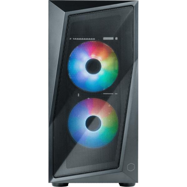Load image into Gallery viewer, Cooler master cp320-kgnn-s00 cmp 320, matx, midi-tower, 120mm, window, argb, black
