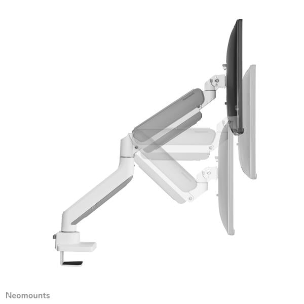 Load image into Gallery viewer, Neomounts ds70-450wh1 full-motion desk mount, 17 - 42 inch, topfix clamp grommet
