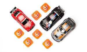 Siku 6331, cadeauset race, mercedes-amg gt4, audi rs 5 racing en bmw m4, incl. 6 verkeerskegels, speelgoedauto's, metaal kunststof, multicolor, met sportvelgen en achtervleugels,meerkleuren