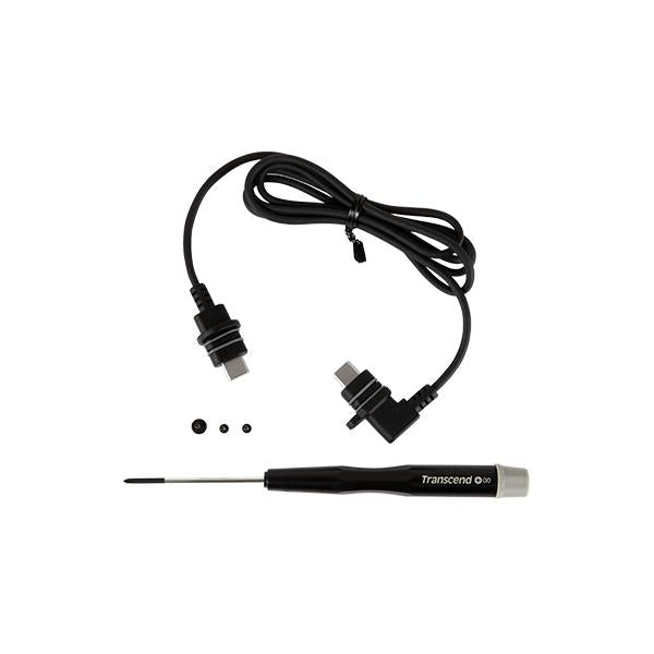 Load image into Gallery viewer, Transcend transcend ts-dbk3 body camera accessory kit, cable, 1m, black
