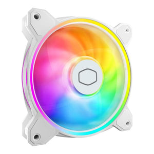 Cooler master mfl-b2dw-21np2-r2 masterfan mf120 halo2 white edition, 120mm, 27 db, 51.88 cfm, white