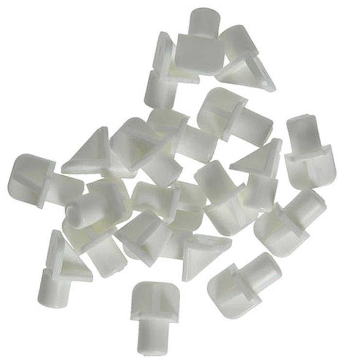 Load image into Gallery viewer, Mack 1015839 - 20 plankdragers kunststof wit ø 7 mm | 10 stuks
