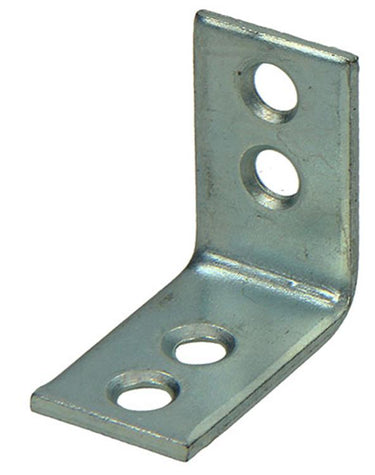 Mack 1013294 - 4 geplooide winkelhaken verzinkt 25x25x15x2mm | 10 stuks