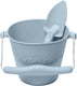 Scrunch emmer en spade - blauw - opvouwbaar - recycleerbaar