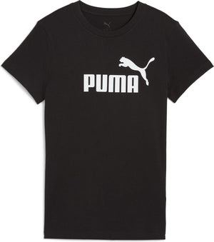 Puma ess no. 1 logo tee dames sportshirt - black