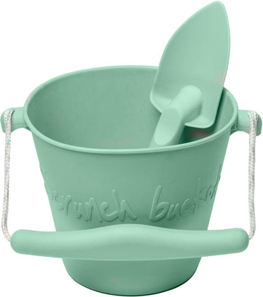 Scrunch emmer en spade - munt - opvouwbaar - recycleerbaar