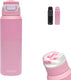 Kambukka elton geïsoleerde waterfles 1l - pink ambition met 3-in-1 deksel en makkelijke reiniging drinkfles