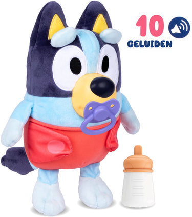 Spectron baby bluey cuddle and care interactief pluchen knuffel