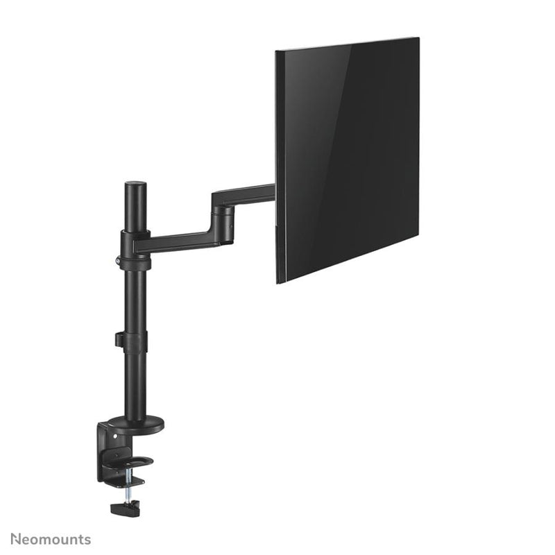 Load image into Gallery viewer, Neomounts ds60-425bl1 desk-mount, 1x 27 inch, 8 kg, tilt rotate swivel, 100x100 mm, black
