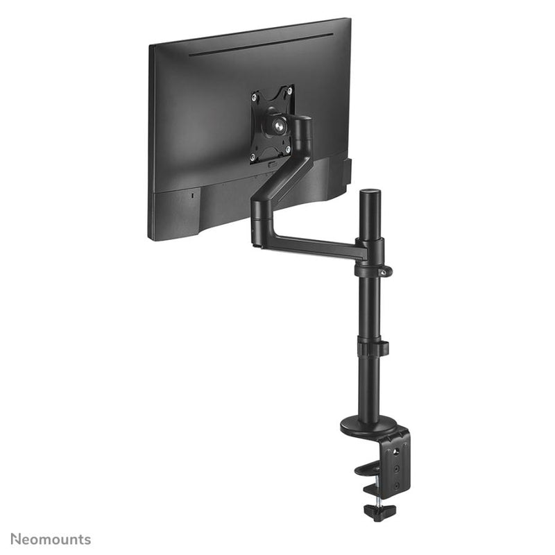 Load image into Gallery viewer, Neomounts ds60-425bl1 desk-mount, 1x 27 inch, 8 kg, tilt rotate swivel, 100x100 mm, black
