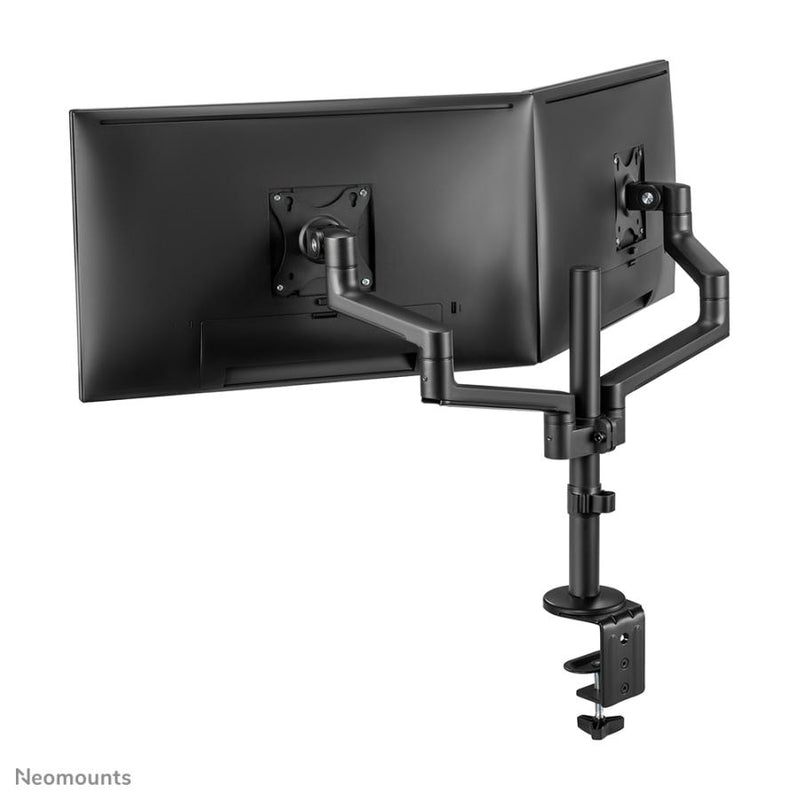 Afbeelding laden in galerijviewer, Neomounts ds60-425bl2 desk monitor arm, clamp grommet, 17 - 27 , 8 kg, 100x100 mm, black
