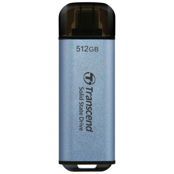 Load image into Gallery viewer, Transcend ts1tesd300c esd300c external ssd, 1tb, usb type-c, 10 gbps, 1050 950 mb s, blue

