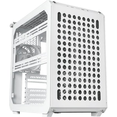 Cooler master q500-wgnn-s00 qube 500 flatpack white, atx, usb 3.2, 120 140 mm, water-cooling ready