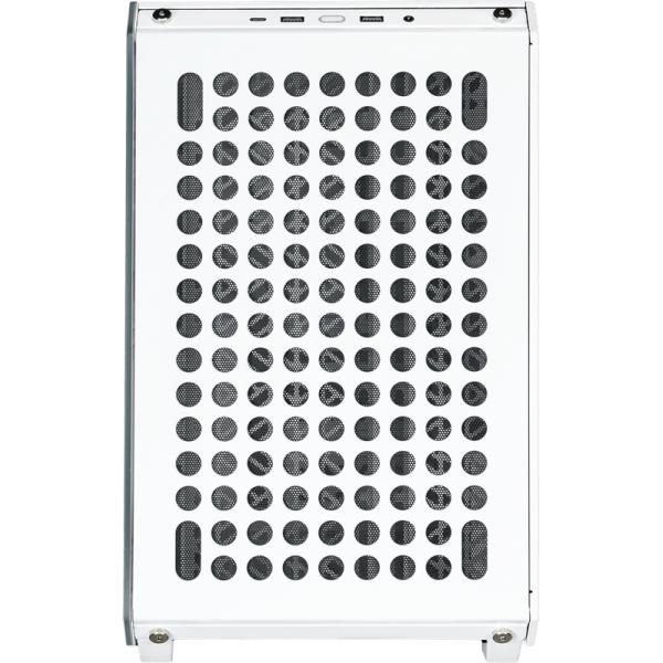Load image into Gallery viewer, Cooler master q500-wgnn-s00 qube 500 flatpack white, atx, usb 3.2, 120 140 mm, water-cooling ready
