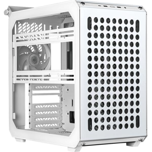 Load image into Gallery viewer, Cooler master q500-wgnn-s00 qube 500 flatpack white, atx, usb 3.2, 120 140 mm, water-cooling ready
