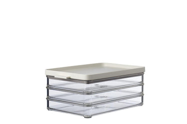 Mepal omnia vleeswarendoos 3-laags nordic white 23x14,9x10cm