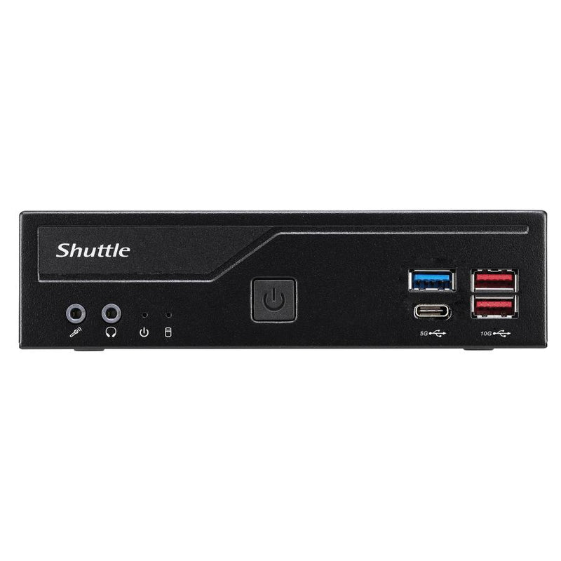 Load image into Gallery viewer, Shuttle dh670v2 mini pc barebone, lga1700, h670, ddr4, 2x hdmi, 2x dp , 2x 2.5g lan, 8x usb, 24 7
