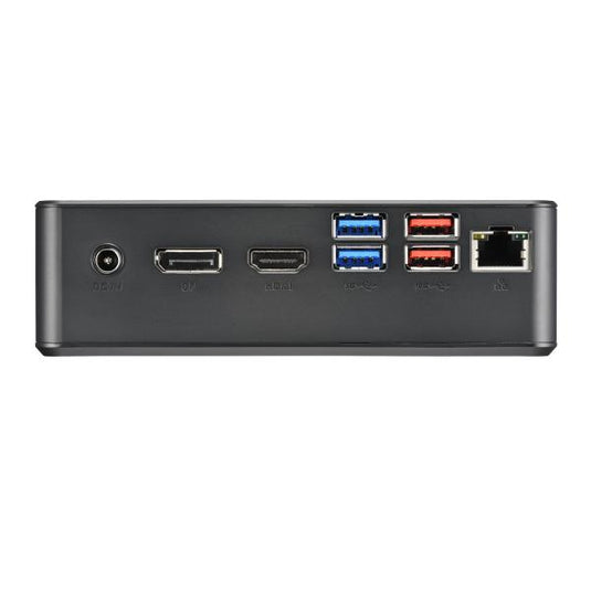 Shuttle nc40u xpc nano pc nc40u mini pc barebone, intel celeron 7305u, 6x usb3.2, 2x m.2, lan, 24 7
