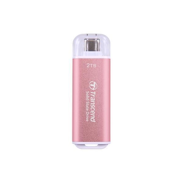 Load image into Gallery viewer, Transcend ts512gesd300p esd300 pink ssd, 500 gb, usb type-c 10gbps, 1050 950 mb s max
