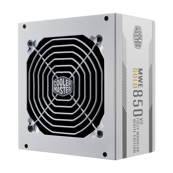Load image into Gallery viewer, Cooler master mpe-8501-afaag-3g mwe gold v2 eu, 850w, atx3.0, 12vhpwr, =90%, 120mm, white
