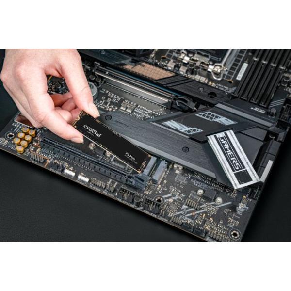 Load image into Gallery viewer, Crucial ct500p3pssd8 ct500p3ps p3 plus ssd, 500gb, m.2 pcie nvme, 3d nand, 4700 1900 mb s
