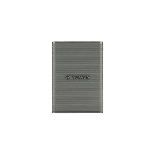 Transcend ts1tesd360c esd360c external ssd, 1tb, usb 20gbps, type c, 2000 mb s, 3d nand, gray