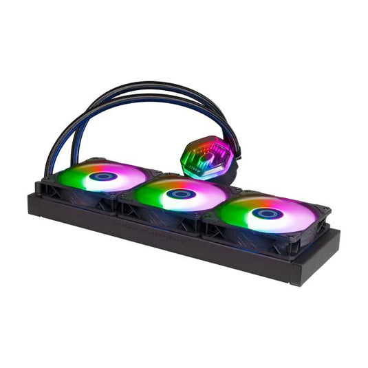 Cooler master mlx-d36m-a25pz-rw masterliquid 360 atmos, 3x 120mm argb white, 690-2500 rpm ± 10%