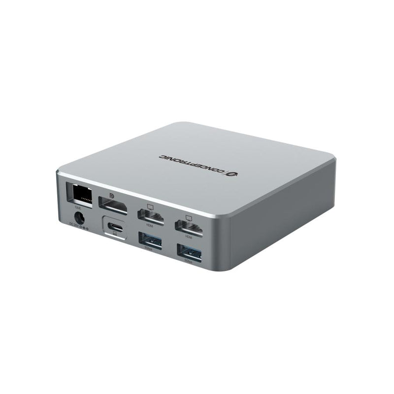 Load image into Gallery viewer, Conceptronic donn25g 15-in-1 displaylink usb 3.2 gen 2 docking station, type-c 10 gbps, usb-a x2
