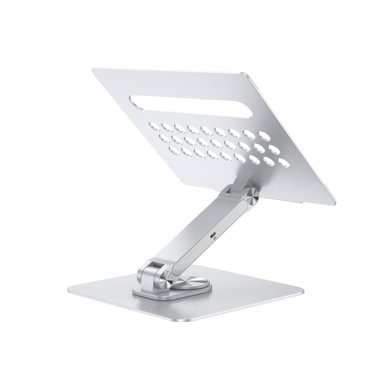 Load image into Gallery viewer, Conceptronic donn27g laptop stand with 7-in-1 docking station, 360° rotating, usb 3.2 gen 1 type-c
