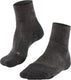 Falke tk2 wool short anti-blaar dik wol functioneel materiaal wandelsokken heren grijs - maat 42-43