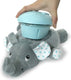Jamara dreamy elephant nachtlamp led 32 cm grijs blauw