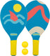 Waimea beachball set - complete set- hout - blauw geel - vanaf 3 jaar