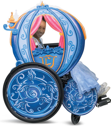 Disguise disney prinses - cinderella, disney prinses carriage adaptieve rolstoelhoes, maat one size, meisjes