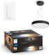Philips hue enrave hanglamp - warm tot koelwit licht - zwart - 1 dimmer switch