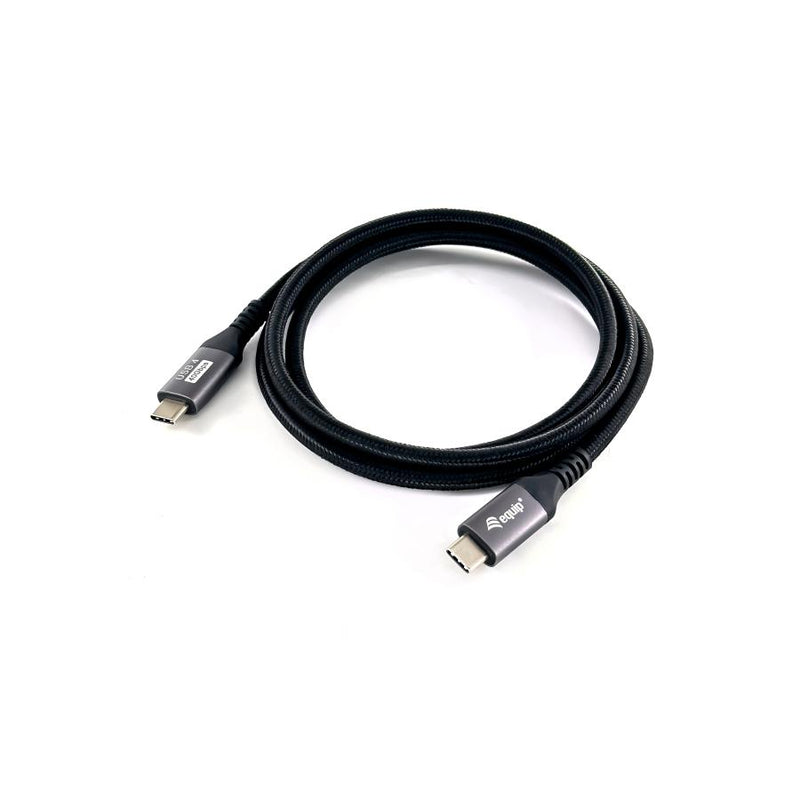 Load image into Gallery viewer, Equip 128383 usb 4 gen 3 c to c cable, m m, pd3.1 240w, 8k 60hz, 40gbps, usb c, usb4 gen 3x2, 2 m

