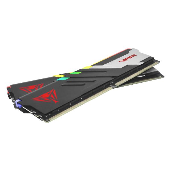 Load image into Gallery viewer, Patriot pvvr532g600c30k viper venom rgb dimm dual kit, 32 gb, ddr5, 6000mts, cl30
