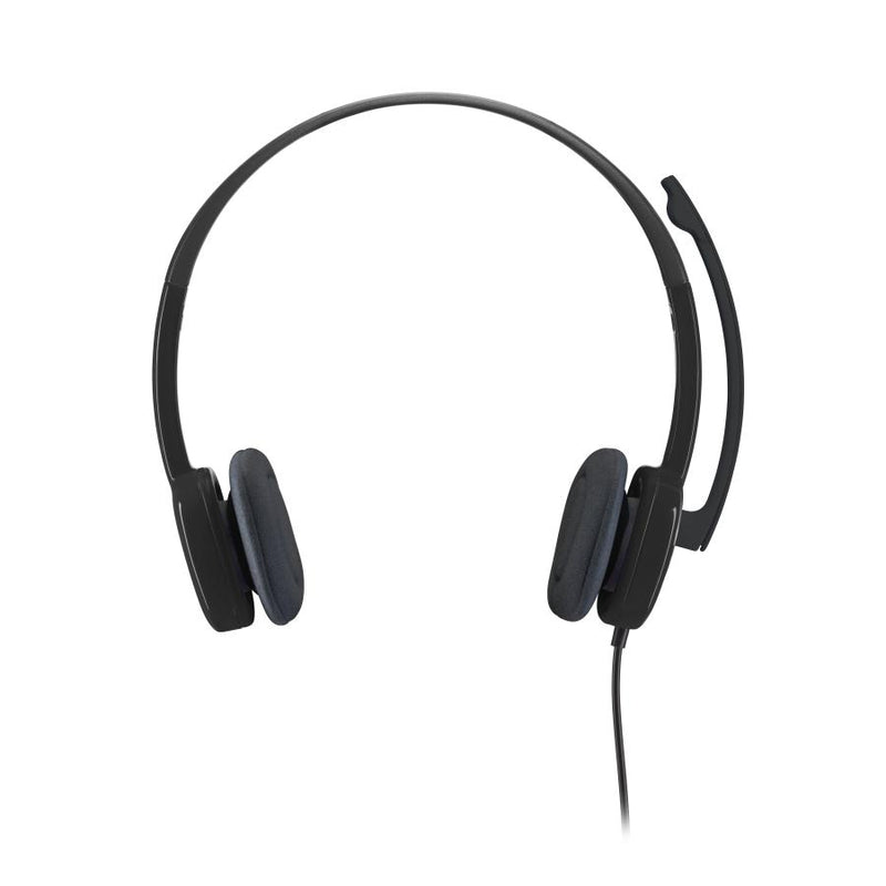 Load image into Gallery viewer, Logitech 981-000589 h151 stereo headset, wired, office call center, 20 - 20000 hz, headset, black
